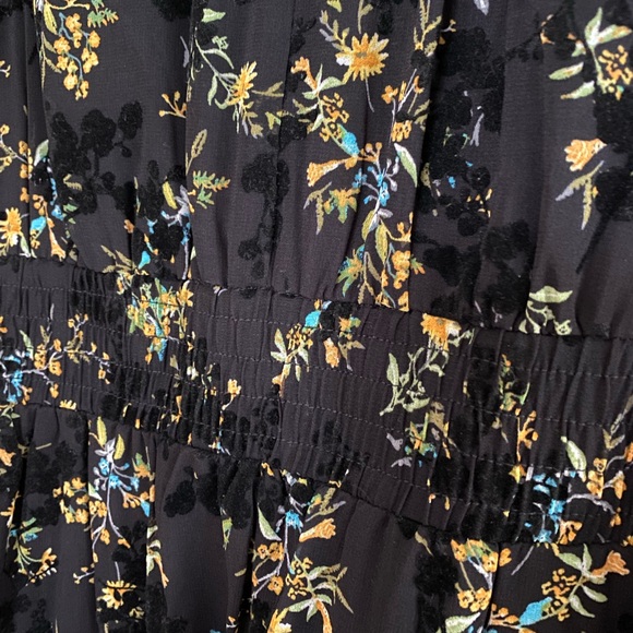 RACHEL Rachel Roy
Issa Printed Ruffled Maxi Dress || Floral Black Formal Gown - Picture 13 of 13